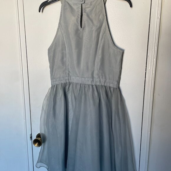LC Lauren Conrad Dusty Blue Cocktail Party Dress - Picture 4 of 8